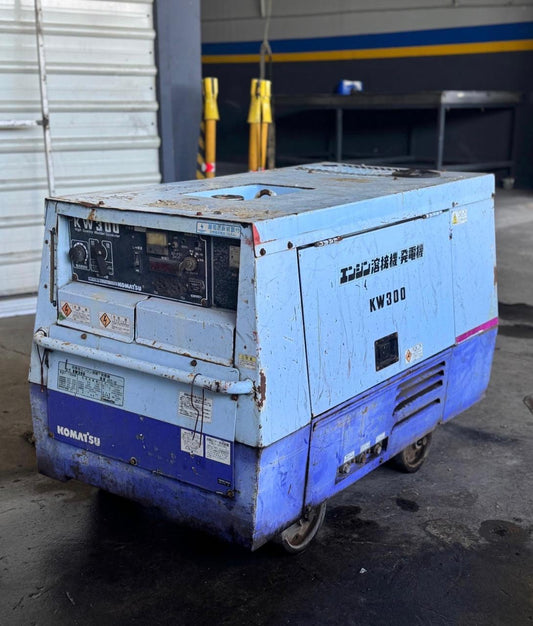 Motosoldadora Diésel Komatsu KW300 | Generador 9.9kVA | Motor Yanmar 3TNE68
